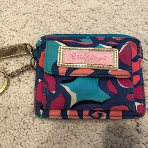 Lilly Pulitzer small wallet keychain